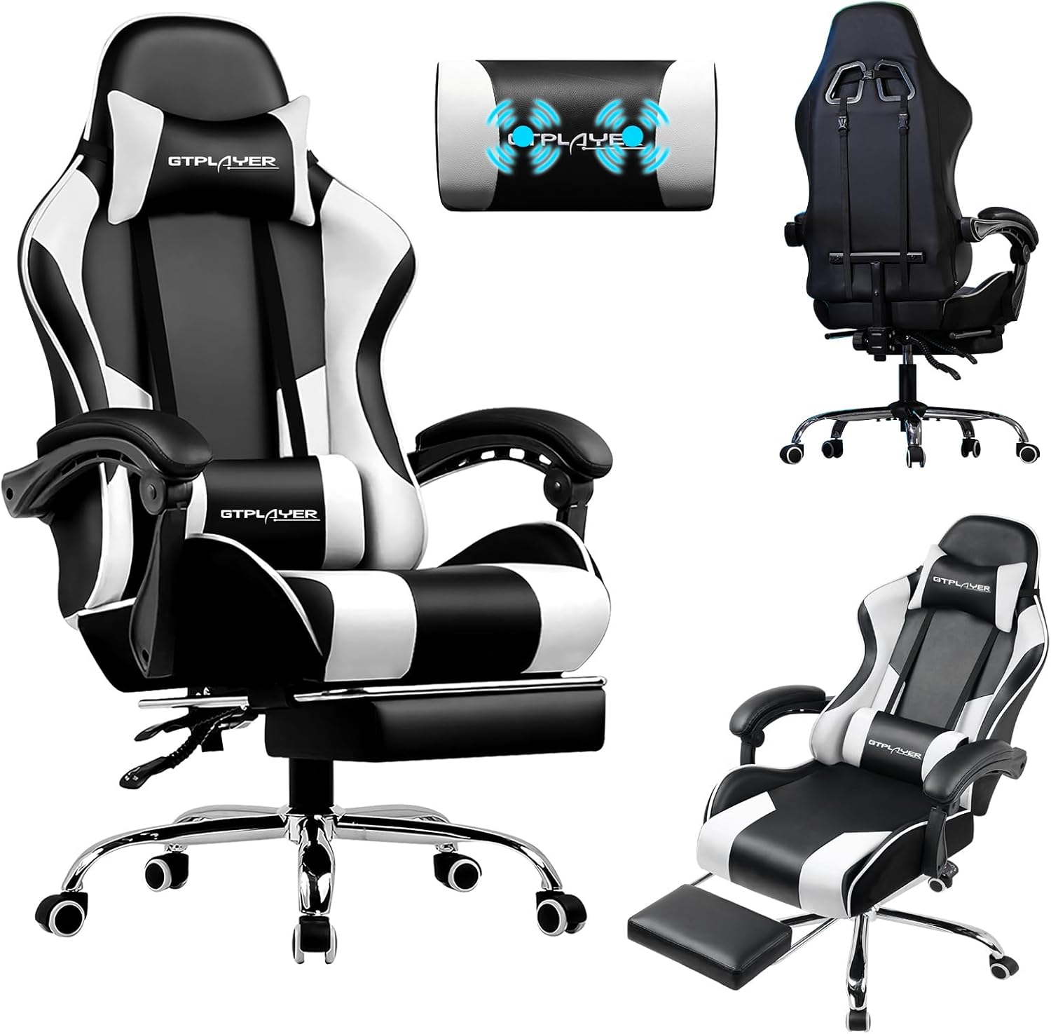 LUCKRACER Silla Gaming con Masaje